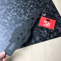 Kit de conversion de châssis en fibre de carbone RJX Custom 2,0 mm 2,5 mm pour voiture de course RC, pièces de châssis en graphite