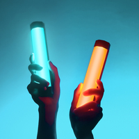 Pour P200, contrôle sans fil par application/télécommande/bouton, lumière d'appoint RGB portable à aimant puissant, couleur pleine, réglable 3000-6000K, 6W, 500LM