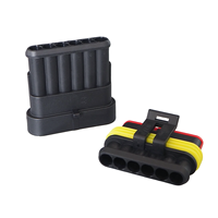 Connecteur d'alimentation automatique rapide à 6 broches, mâle vers femelle, 1 2 3 4 5 6 broches, connecteurs rapides étanches TE AMP