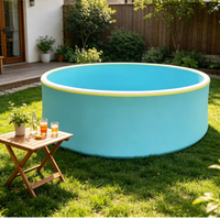 Piscine gonflable ronde en PVC sur mesure, extra haute et grande, accessoire immersif pour séance photo (pour blogueurs), fosse à balles commerciale