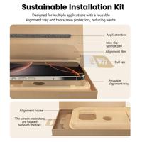 Protection d'écran en verre trempé HD 9H de qualité supérieure, anti-poussière, alignement automatique, confidentialité, 0,33 mm, pour 17/16/15/14/13 Pro Max