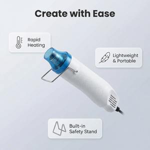 <span class=keywords><strong>Pistola</strong></span> de Calor Profesional TIMESRUI, Mini <span class=keywords><strong>Pistola</strong></span> de Aire Caliente Portátil para Tubos Termocontraíbles, Cera para Sellar y Fabricación de Jabón Artesanal - Product Image 2