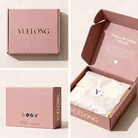 Emballages cadeaux pour cosmétiques, boîtes d'expédition personnalisées, boîtes en carton ondulé de luxe et ensembles de sacs pour petites entreprises