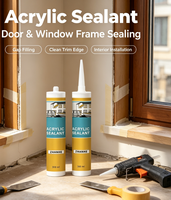 Scellant acrylique de qualité industrielle 300 ml, couleur personnalisée |   Imperméable, pour les espaces entre les plafonds et les lignes décoratives en bois