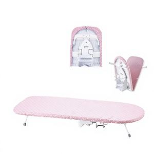 Tabla de planchar de escritorio plegable moderna y reforzada con <span class=keywords><strong>malla</strong></span>, personalizada <span class=keywords><strong>para</strong></span> el hogar, con mesa de planchado y tendedero, eléctrica - Product Image 1