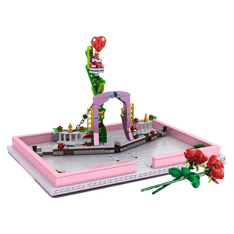 ideas A Romantic Love Story 889+pcs/set 10022 Model Building Blocks Bricks For Kids Christmas Gifts