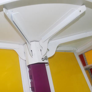 מדפים סופרמרקט צהוב אדום מדפי סופרמרקט 4 שכבות סופרמרקט מדפים גונדולה - Product Image 3