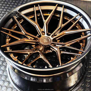 XINGTU кованые 18 <span class=keywords><strong>19</strong></span> 20-дюймовые Серебристые диски для легковых автомобилей 5x114,3 5x120 диски для глубоких тарелок вогнутые хромированные колеса - Product Image 1