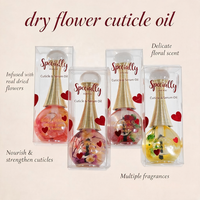 Huile pour cuticules Blossom 15 ml, soin des ongles, emballage personnalisé, huile pour cuticules à la fleur