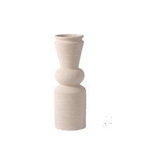 Vase en céramique mat de couleur personnalisée pour le jardin décoration nordique grands vases en terre cuite pour le salon