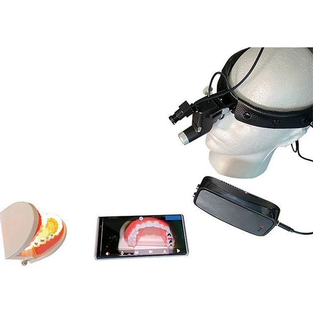 Electric Surgical Medical LED Headlight and Headcam with Camera CE Certified