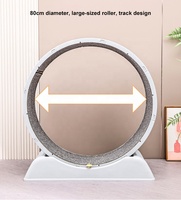 Roue de course pour chat, design silencieux et écologique, jouet interactif amusant pour animaux de compagnie