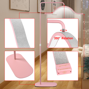 30inch OEM Bicolor nửa mặt trăng ánh sáng đám mây trăng đèn cho lông mi lưỡi liềm Đèn sàn <span class=keywords><strong>LED</strong></span> vòng ánh sáng cho Salon lông mi mở rộng - Product Image 4