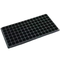 Plateaux de pépinière en plastique PET écologiques et durables Horyard, prix usine, pour semis, avec trous de drainage, en vrac
