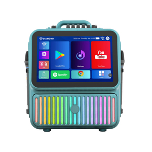 Woofer dual de 4 pulgadas listo para enviar, 2 vías, recargable, alimentado por batería, Android 12,0, <span class=keywords><strong>Mini</strong></span> SISTEMA DE Karaoke, altavoz portátil móvil para fiestas - Product Image 2