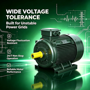 มอเตอร์อะซิงโครนัสสามเฟส YE3-280S-4 กำลังสูง 75 กิโลวัตต์ 100 แรงม้า 380 โวลต์ 50 เฮิรตซ์ - Product Image 2