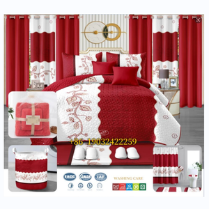 Draps 24 piezas juego de cama con cortinas juegos de edredón 24 piezas disponibles conjunto de Drap - Product Image 3
