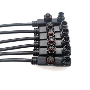 F-tipi su geçirmez konnektör erkek dişi fiş <span class=keywords><strong>2</strong></span> pin 3pin 4pin 5pin 6pin 7pin 8pin ara kablosu - Product Image 3