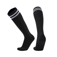 Chaussettes de football longues en tricot pour hommes, adolescents et enfants Two Wolves, antidérapantes, absorbant la transpiration, pour l'entraînement sportif et les compétitions