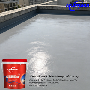 Revêtement imperméable en caoutchouc de silicone écologique et durable, longue durée de vie, pour la <span class=keywords><strong>réparation</strong></span> des fissures des murs extérieurs et des toits, à appliquer au pinceau - Product Image 1