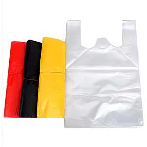 Sacchetti di ringraziamento in plastica HDPE riciclabile <span class=keywords><strong>HOYO</strong></span> con stampa fiocco rosa in rilievo, decorazione a cuore fustellata, modello 80260 per negozi al dettaglio e boutique - Product Image 5