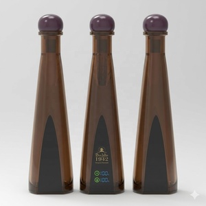 Botella Decorativa de <span class=keywords><strong>Tequila</strong></span> Serigs, Diseño Don Leon1942 con Pantalla LED, Serie Humo Azul, DDP Italia España, Entrega Rápida - Product Image 5