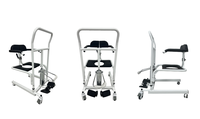 Chaise de levage hydraulique avec trou d'aisance pour le transfert de grue de levage avec trou d'aisance pour déplacer facilement les handicapés vers les toilettes et le canapé