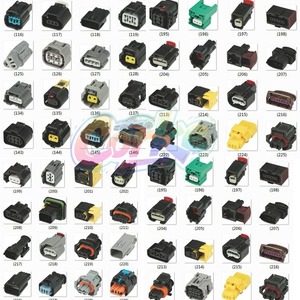 Connecteurs automobiles variés, faisceaux de câbles, connecteurs étanches, bornes, connecteurs Tyco TE FCI, 2/3/4/5/6/7/8/<span class=keywords><strong>9</strong></span>/10 broches - Product Image 1