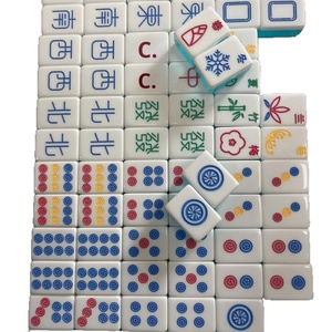 Fichas de Mahjong Americanas con Textura de Cristal Única, Impresas con Logotipo Personalizado Premium, para Fiestas y Entretenimiento Familiar - Product Image 6