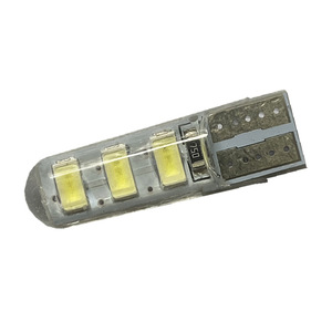T10 Silicone Led <b>Bulb</b> 5730 6Smd White Ice Blue For Motorcycle Car <b>Lighting</b> Replacement - Product Image 2