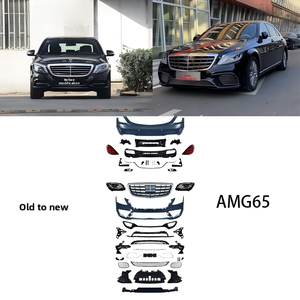 Parachoques Delanteros y Traseros Modificados para el Nuevo Kit de Carrocería <span class=keywords><strong>Maybach</strong></span> Sport para Mercedes-AMG 65/63/S450, para el Antiguo <span class=keywords><strong>MB</strong></span> Clase <span class=keywords><strong>S</strong></span> W222 - Product Image 2