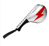 Cible de frappe et de coup de pied de Taekwondo avec sangle réglable, en PU écologique, toutes saisons, pour entraînement de boxe, logo personnalisé