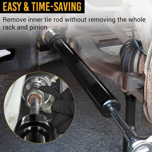 13 Piece Master Inner Tie Rod Tool <strong>Set</strong> with 12 Crowfoot Adapters &amp; 1/2 Inch Drive <strong>Tube</strong> - Product Image 5