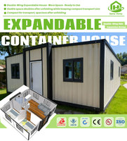 Casa Contenedor Expandible de 20 pies, Color Personalizado, Prefabricada, ADU, Casa Pequeña Removible sobre Cimentación, Edificios de Jardín