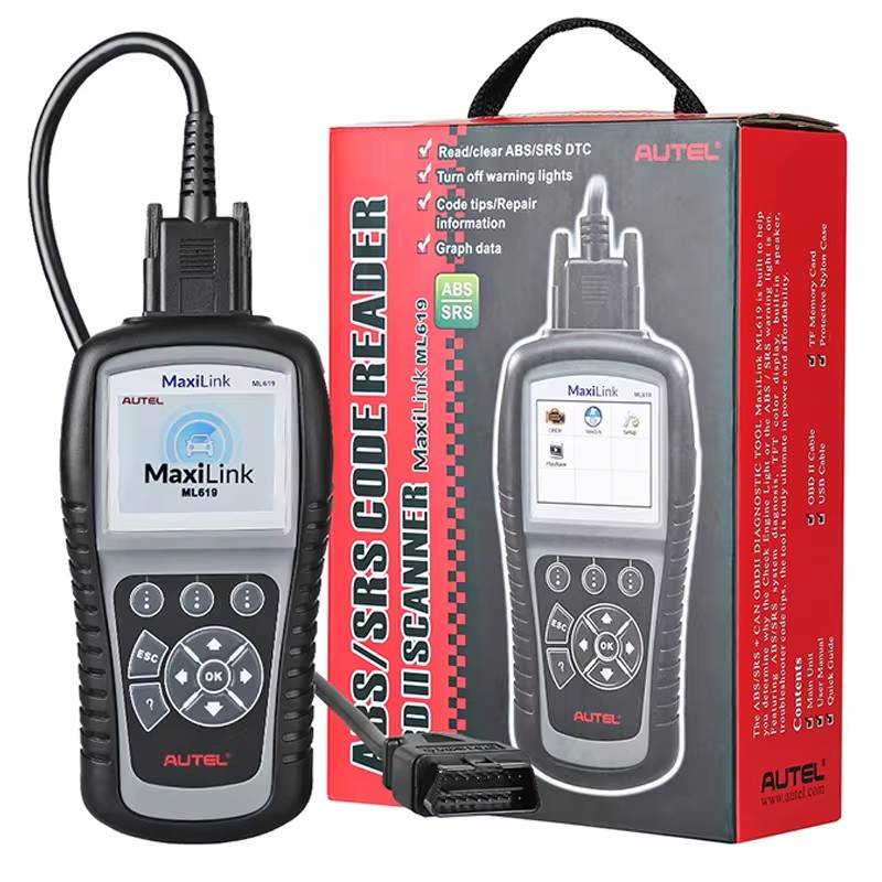 Autel 2025 ML629 OBD2 Scanner ABS SRS Engine Transmission Diagnoses OBD - View #4