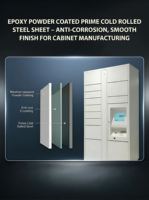 Casier de rangement intelligent modulaire en acier inoxydable D13 robuste et moderne pour livraison extérieure, idéal pour supermarchés et bâtiments commerciaux