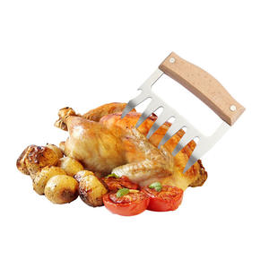 Fourchette à viande en acier inoxydable Yangjiang, outil de cuisine pour déchiqueter la dinde, lavage à la main uniquement - Product Image 1