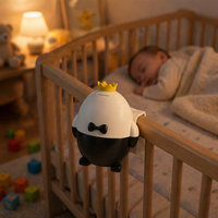 Poussette intelligente OEM pour bébé, balancelle automatique, rechargeable par USB, vibrations, LED nocturnes, aide au sommeil mains libres pour nourrissons, outil apaisant, Bluetooth