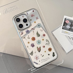 เคสโทรศัพท์ชุบโลหะด้วยไฟฟ้าสไตล์เกาหลีลายดอกไม้สดใสสำหรับ15 Pro 16 16 PRO MAX 13 15กระจก iPhone 16 - Product Image 3