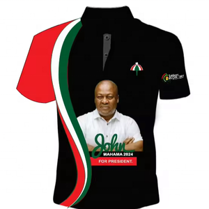 Wholesale Custom Sublimation T-Shirts 100% Polyester Printed Pattern for Cheap Election Campaign Promotional T-Shirt for Men