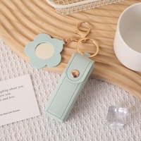 Estuche para Lápiz Labial con Colgante, Portátil, Bonito y Sencillo, con Espejo en Forma de Corazón, en Oferta