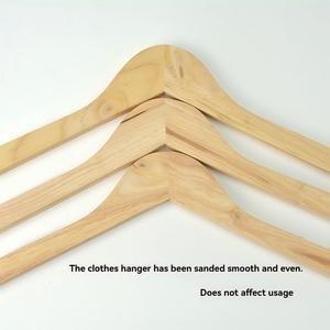 Cintres de luxe en bois pour fabricants, vente en gros, personnalisables avec logo, antidérapants, pour pantalons d'adultes et de femmes - Product Image 3