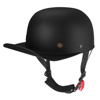 Casquette de baseball vintage style gangster, demi-casque, cyclisme quatre saisons, unisexe, certifiée ABS DOT