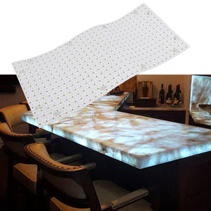 Panneau lumineux LED rétroéclairé en pierre de marbre ultra plat 503*235mm 3000K/4000K/6500K Feuille LED flexible - Product Image 1