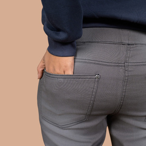 Jeggings stretch ajustés pour femme en coton doux – Fournisseur en gros de jeggings slim à enfiler pour femme en promotion - Product Image 5