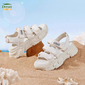 DERAN, OEM, novedad, superventas, venta al por Mayor de verano, sandalias de plataforma de cuña de suela gruesa, <span class=keywords><strong>zapatos</strong></span> informales de verano para <span class=keywords><strong>mujer</strong></span>, <span class=keywords><strong>baratos</strong></span> - Product Image 1