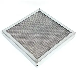 Filtro de aire de acero inoxidable desmontable para unidades de ventilación de aire fresco