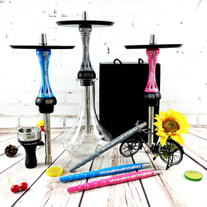 Cachimba Manual de Lujo de Acero Inoxidable Alpha Hookah Boutique Original de China con Logotipo Personalizable, Diseño de Polvo para <span class=keywords><strong>Chicas</strong></span>, Compatible con OEM - Product Image 1