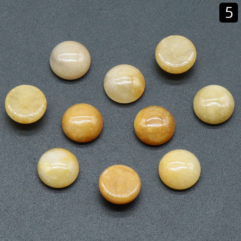 10mm yellow jade