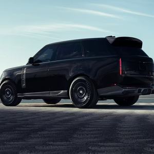 Pour <span class=keywords><strong>LandRover</strong></span> RangeRover Kit de carrosserie V Style fibre de carbone lèvre avant jupe latérale diffuseur becquet-nouvelle mise à niveau pour Range Rover - Product Image 3